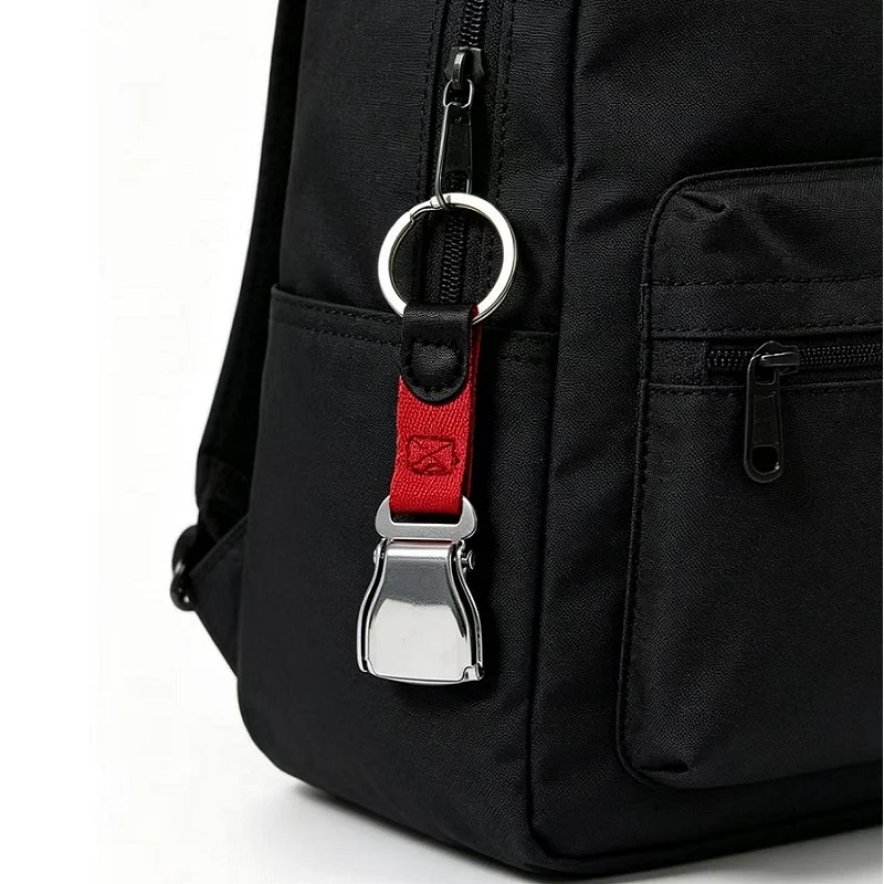 Aircraft Seat Belt Buckle Keyring Aviation Detachable Plane Safety Belt Buckle Keychain Seatbelt Buckle Keychain For Backpack