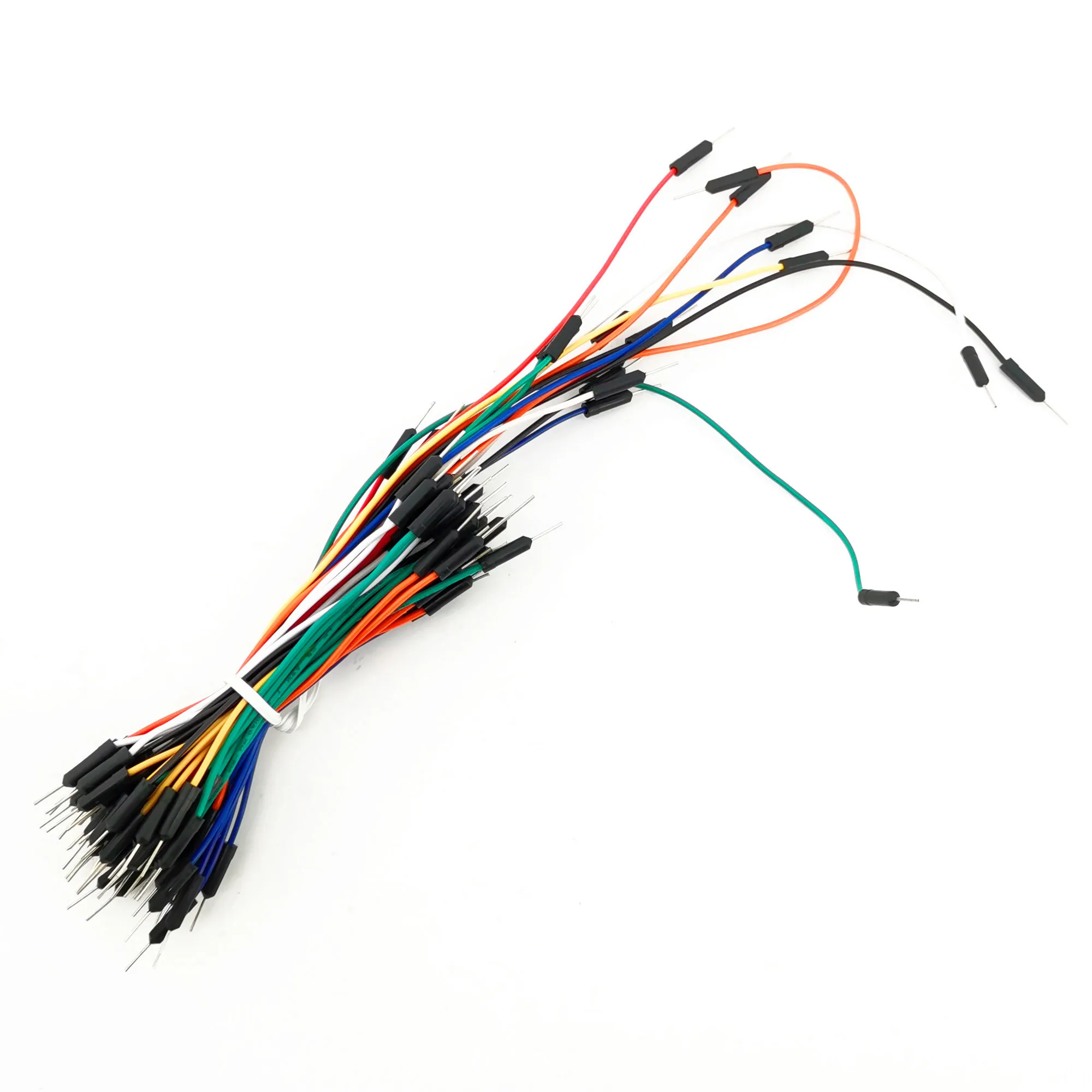 65Pcs/Lot Solderless Breadboard Cable Jump Wires for Bread Board