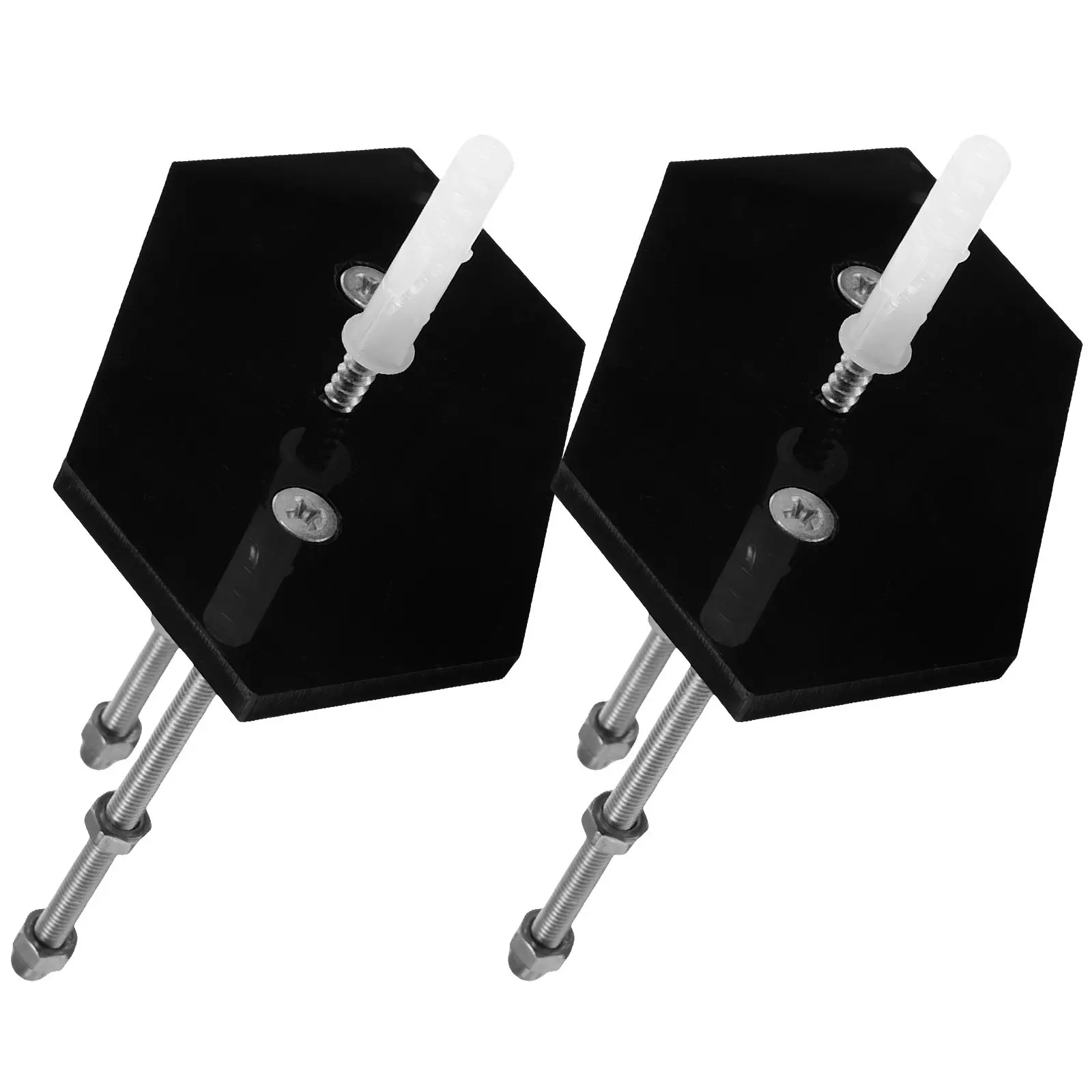 2 Pcs Wall Mounts Skate Board Skateboard Hanging Hook Storage Holder Hanger Bracket Display