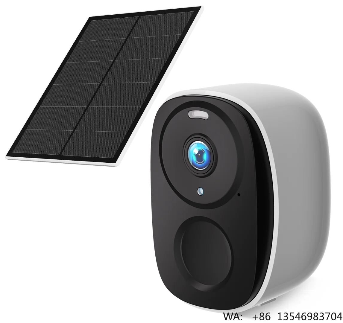 

Solar Wireless Security Camera 3MP Outdoor IP Camera PIR Motion Detection 2-Way Audio IP66 Built-in Battery Remote Monitor