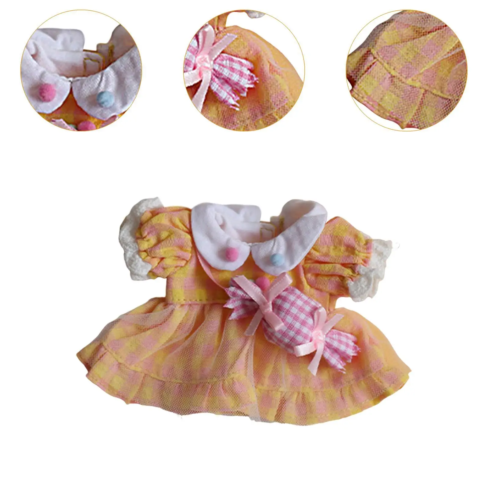 مجموعة أزياء الدمية للدمى مقاس 10-15 سم، مثالية للهدايا في المناسبات الخاصة #5