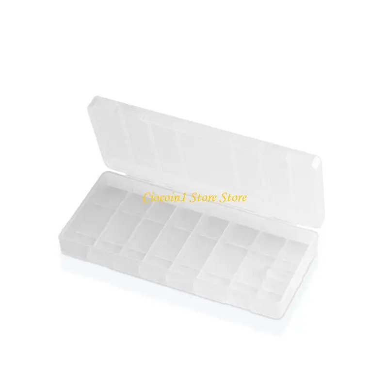 A3PC Transparent Battery Box AA/AAA Battery for Case Container with 4/6/8 Slots Waterproof Battery Box