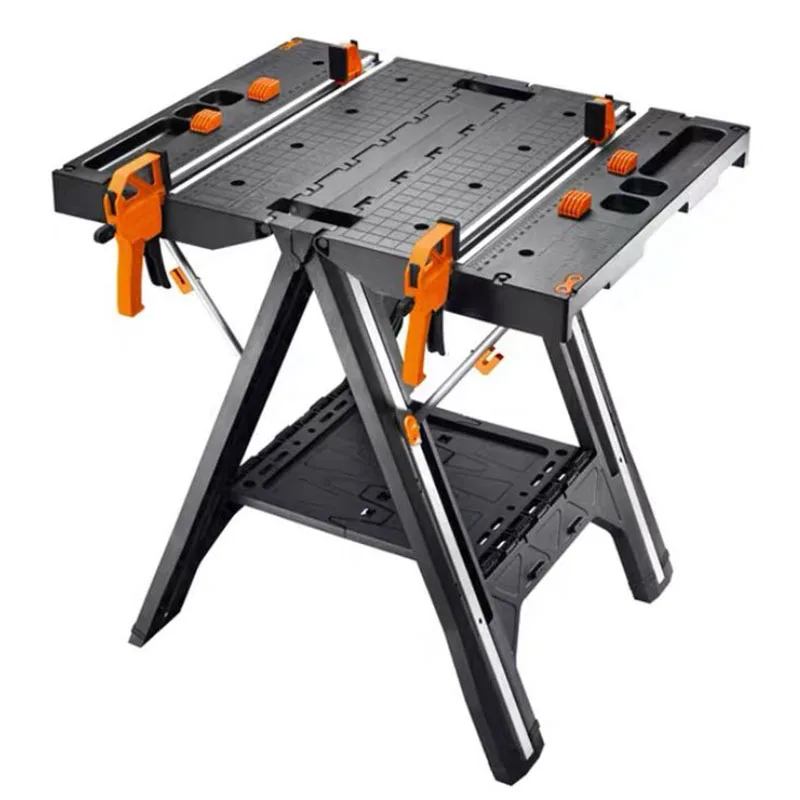 NEW Load 135KG Multifunctional folding woodworking workbench DIY workbench portable tool table strong clamping force tools