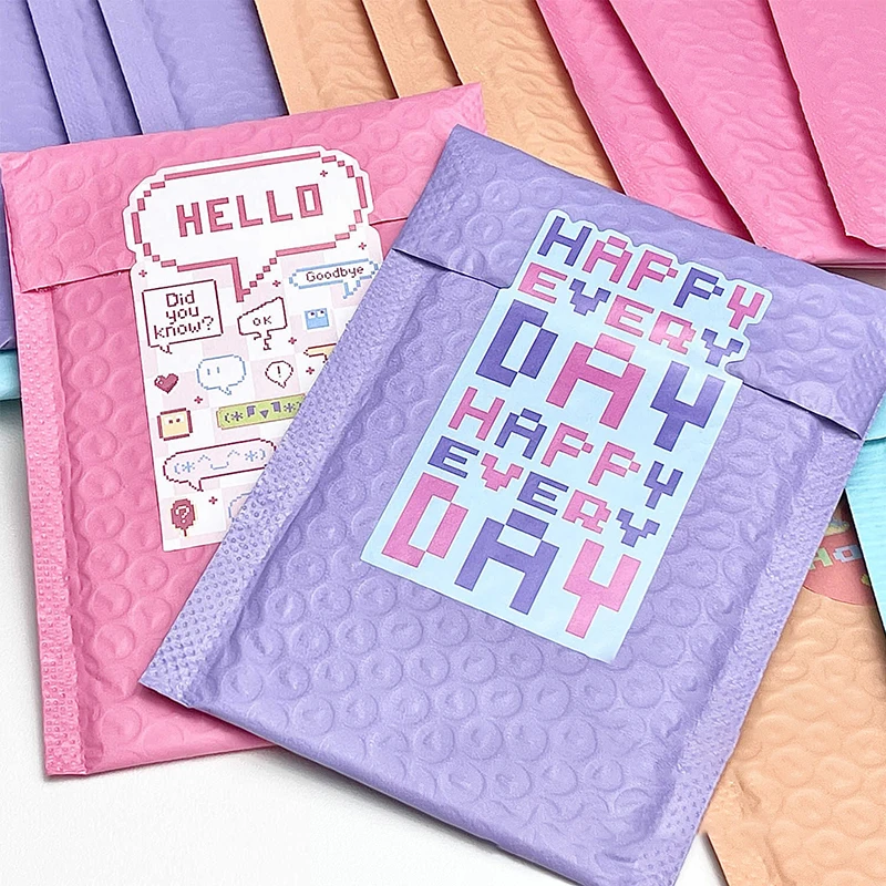 

10 шт., цветная пузырчатая сумка, сумка на молнии, пенопластовая подкладка, упаковка, экспресс-сумка для хранения подарков, мягкая подушка, транспортная упаковка, экспресс-сумка