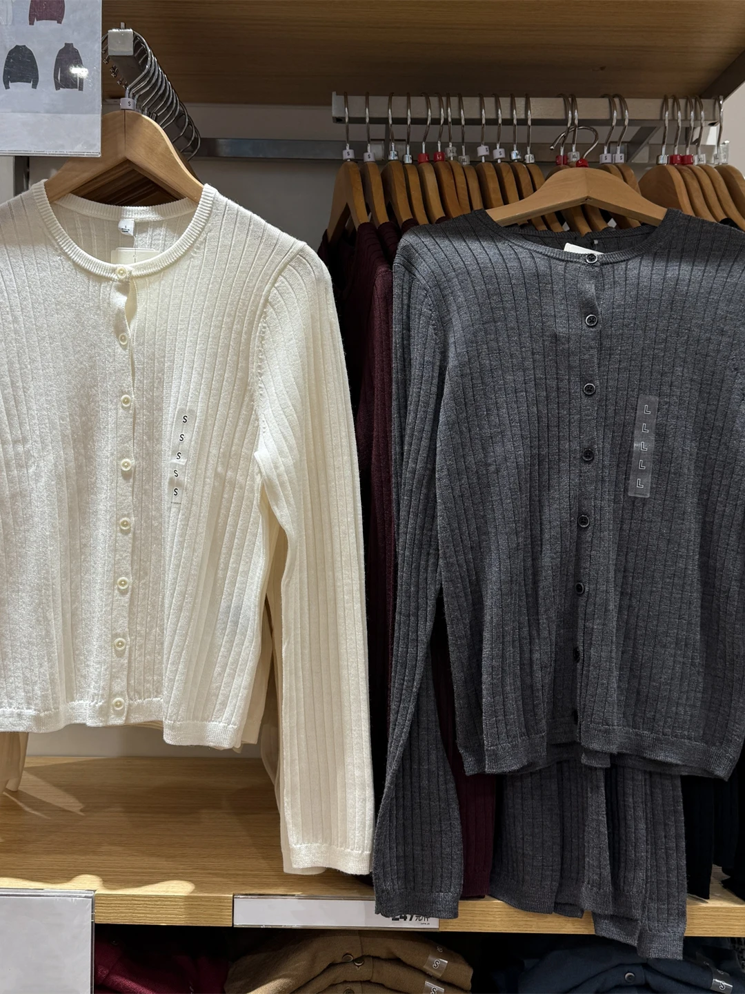 

Women's Slim Fit Knitted round Ne Cardigan Casual Sle Faion Autumn New Arrival Merino Wool Ribbed ort Open-irt