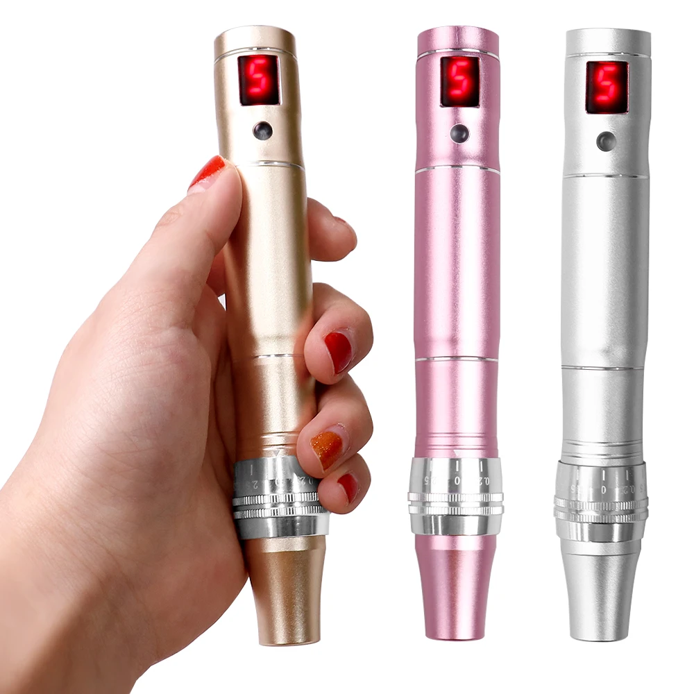 Электрический аппарат Dermapen Beuty Care, беспроводная ручка Dr.imp, нано-микроигла, бесшумная ручка Derma, игольчатый картридж, наконечники для микронидлинга