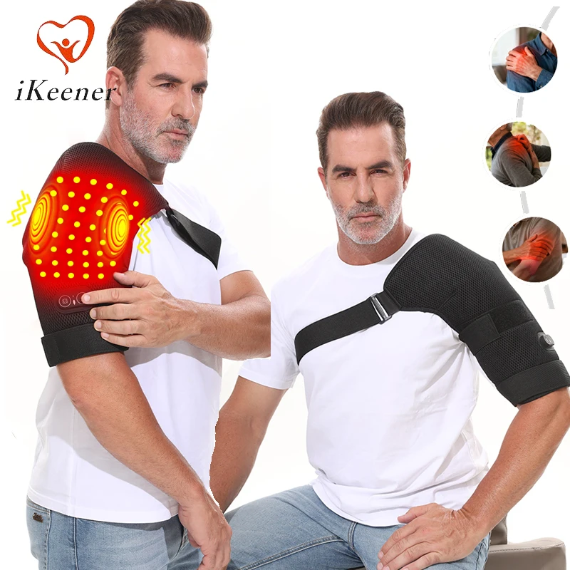 

Shoulder Protection Joint Massage Rechargeable Modes Relax Muscle Relaxation Massage Adjust Fit Belt Shoulder Brace Wrap Pad