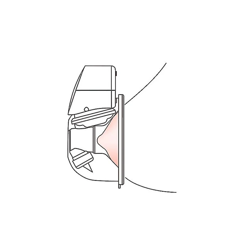 سعر المصنع S12 مضخة الثدي المرنة القابلة للارتداء، تصميم صحي من قطعة واحدة، سهل التجميع، الرضاعة الطبيعية الكهربائية المحمولة