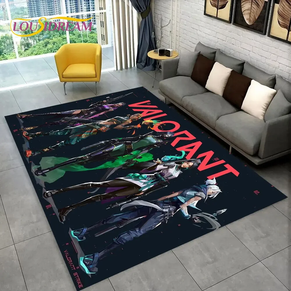 

HD Valorant Series игровой коврик для геймера, ковер для дома, гостиной, спальни, дивана, коврик для двери, детский нескользящий напольный коврик