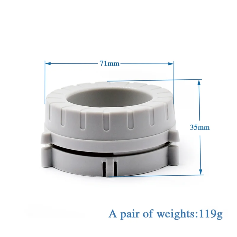 A73X-For Tascam NAB Hub Base لـ 1/4 " Tascam NAB مهايئ توزيع قاعدة بلاستيكية لمسجل بكرة إلى بكرة