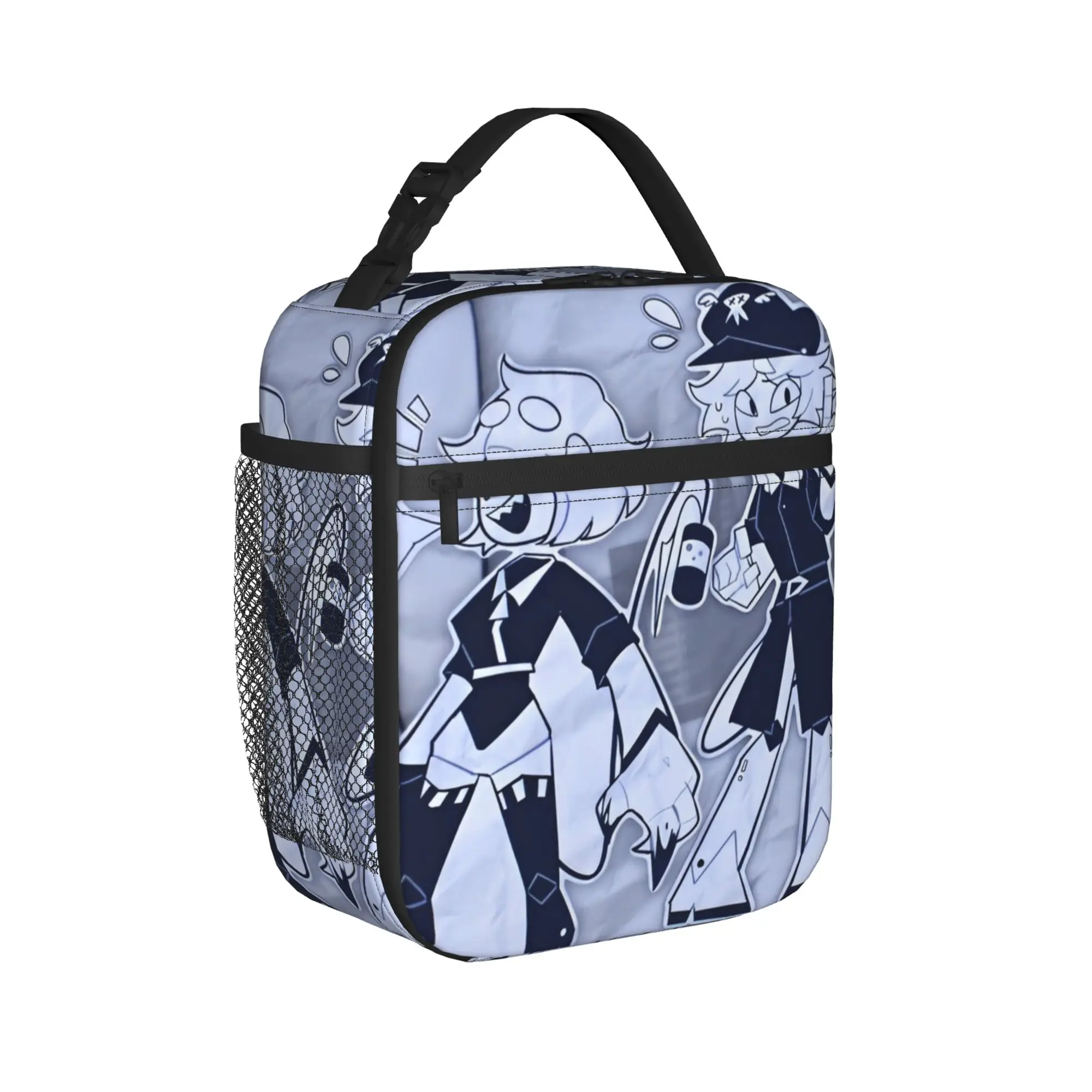 Miss Circle Cartoon Insulated Lunch Bags Thermal Bag Reusable,Lunch Container Education Leakproof Tote Lunch Box Bento Pouch