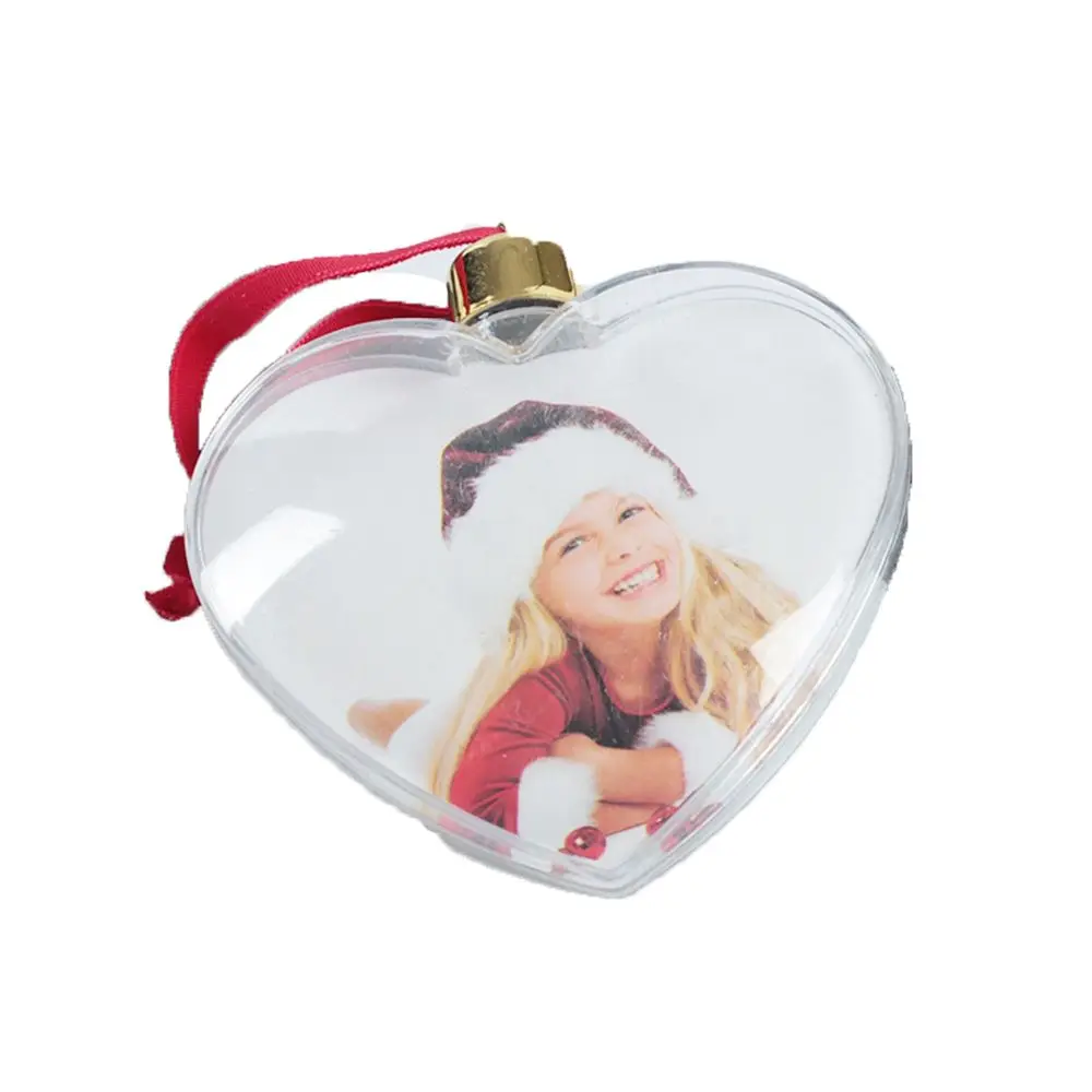 

Five-star DIY Creative Shape with Hanging String Crafts Photo Frame New Year Gifts Christmas Tree Ornaments Transparent Ball
