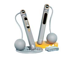 Smart Cordless Rope Skipping Bluetooth Counting Fitness Jump Rope for Home Professional Sports Adults & Students Pink/Gray/White