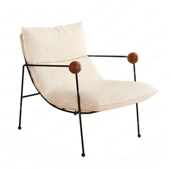 

Средневековый диван-кресло Bauhaus, простое ретро-кресло для гостиной, балкона, ленивое кресло