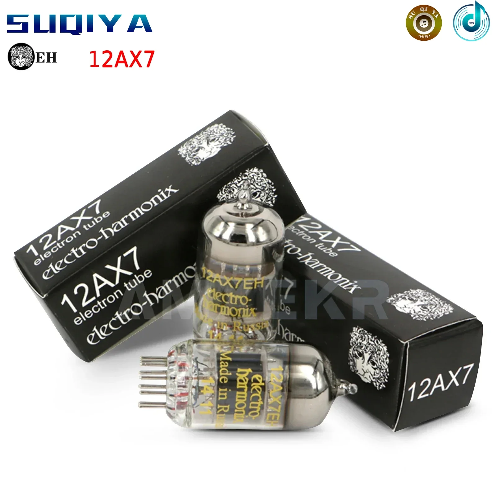 SUQIYA-EH 12AX7 ECC83 Vacuum Tube HIFI Audio Valve Electronic Tube Amplifier Kit Diy Genuine Precision Matched Quad