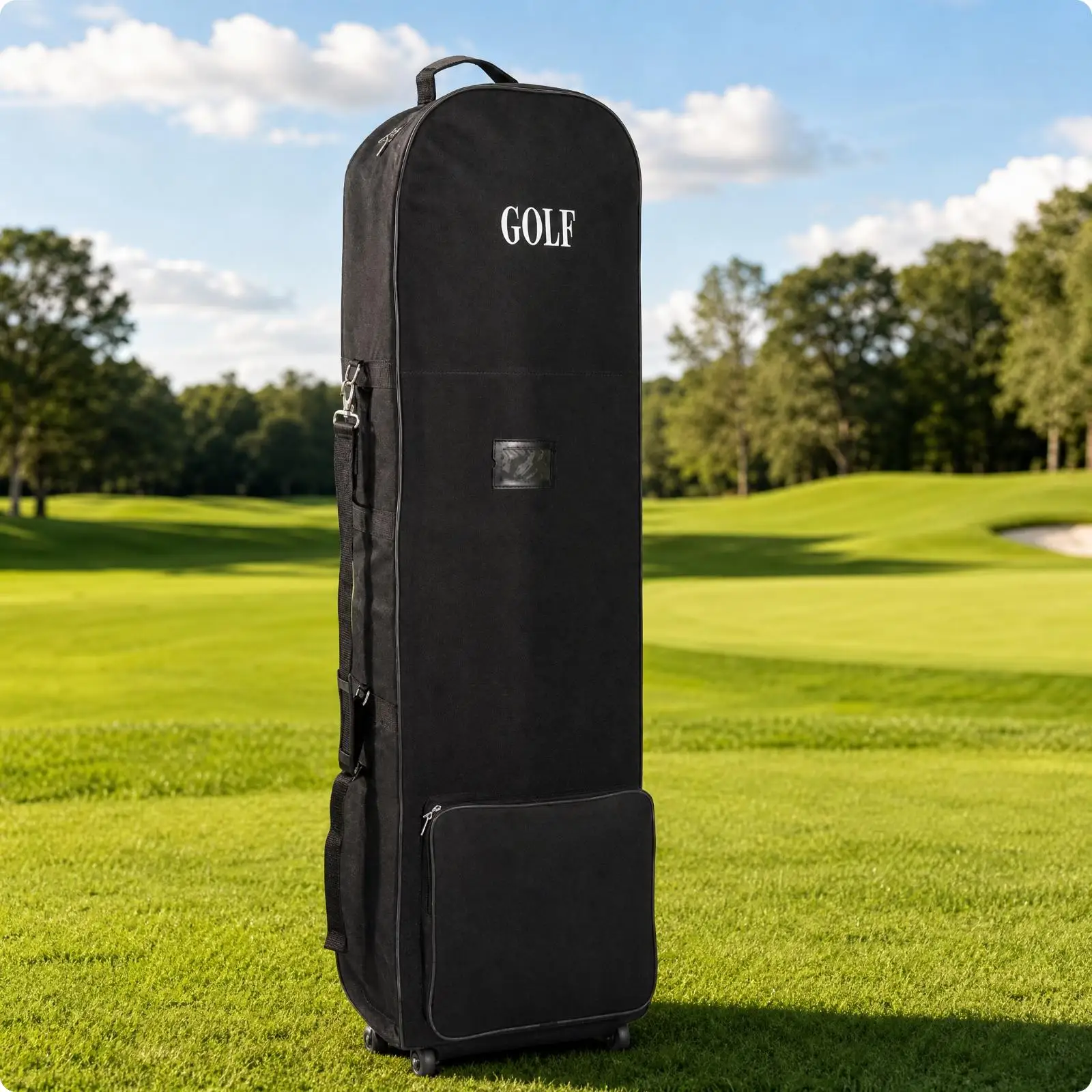 Travel Bag Safeguarding Airline Golf Bag with Wheels Heavy Duty for Golfers