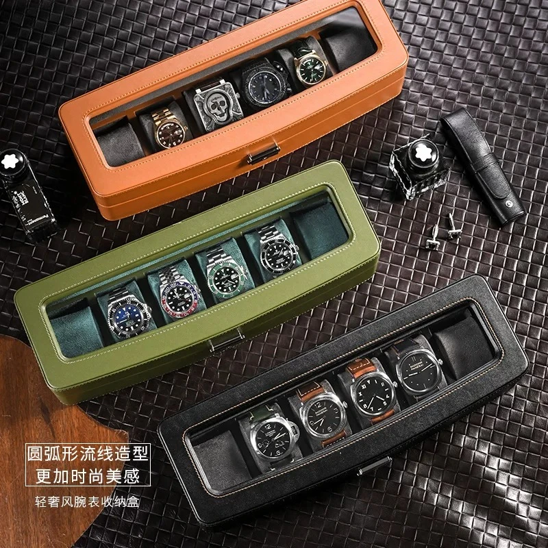 1pc 가죽 시계 보석 보관 상자 라이트 럭셔리 고급  - Luxury Watch Grade 리뷰 및 가격