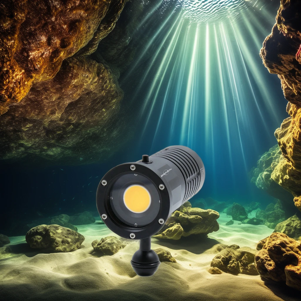 Aluminum Alloy Video Dive Light 12000 LM Waterproof IP68 200M Rechargeable Battery Video Photography Film Scuba Diving Lamp