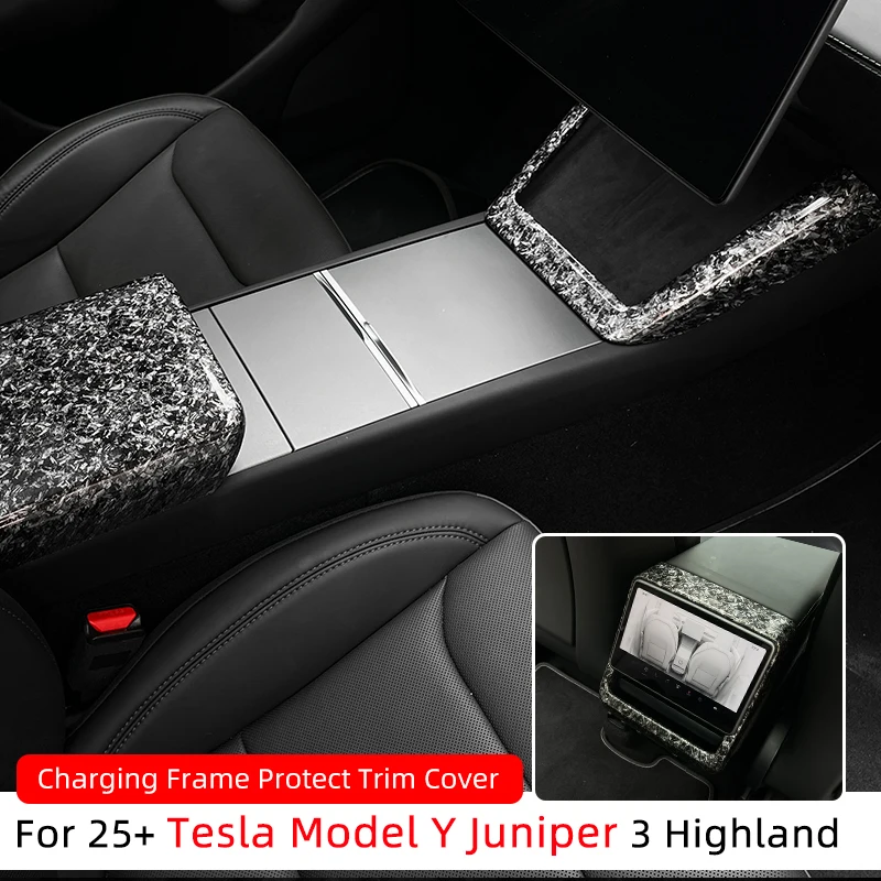 

Для Tesla Model Y Launch Juniper 2025 Model 3 Highland 2024 ABS чехол подлокотник центральной консоли крышка подлокотника аксессуары