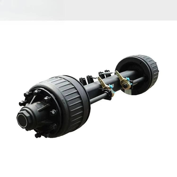 

German Standard 16T Capacity Monobloc Axle for Semi-Trailer Heavy Duty Steel Trailer Axle Parts New and Used