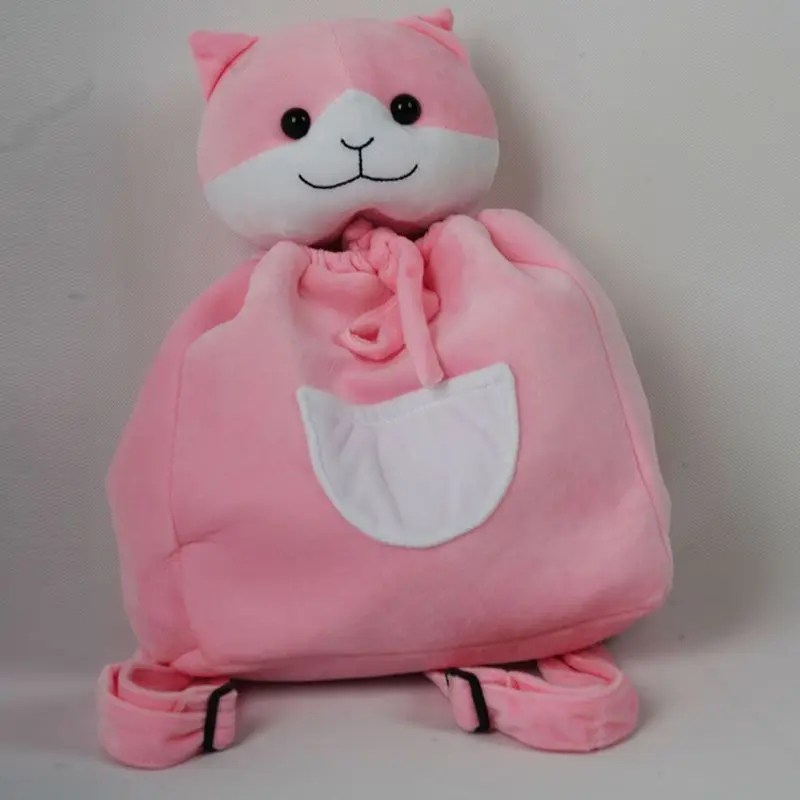 نانامي شياكي بنات لوليتا الوردي القط حقيبة كتف على ظهره تأثيري Monokuma اكسسوارات الدعامة