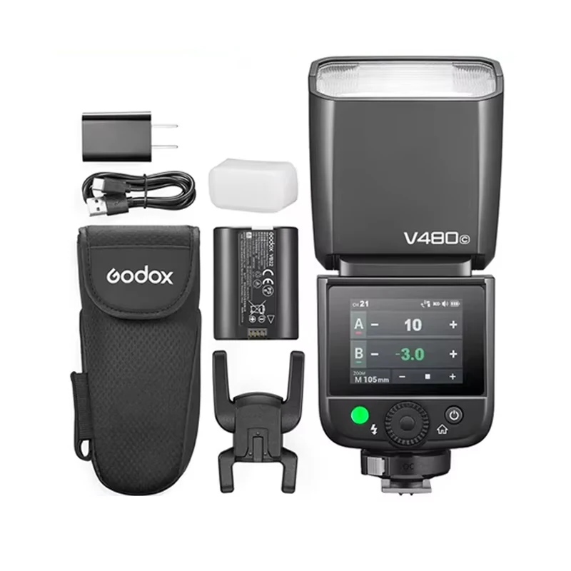 فلاش Godox Ving V480 C/S/N TTL على الكاميرا لسوني لكانون لنيكون pk V860III TT520III V1PRO #5