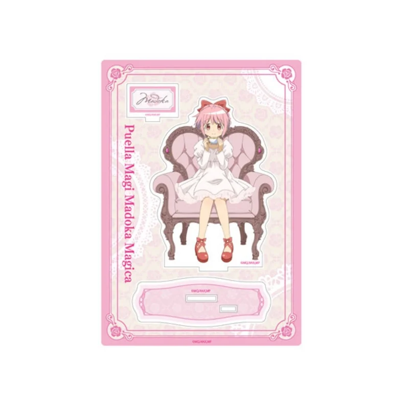 Puella Magi Madoka Magica ANIME 15CM  Madoka Kaname Homura Akemi Acrylic figure stand Figure Desktop ornament keychain