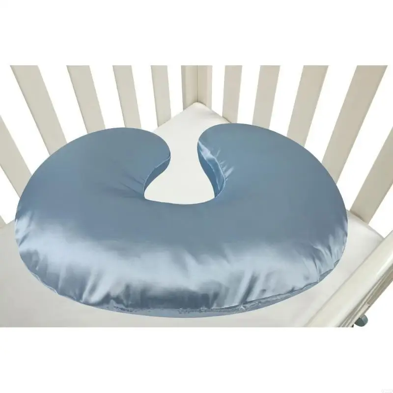 Q22D Baby Nursing Pillow Cover Newborn Maternity Breastfeeding Pillow Satin Slipcover