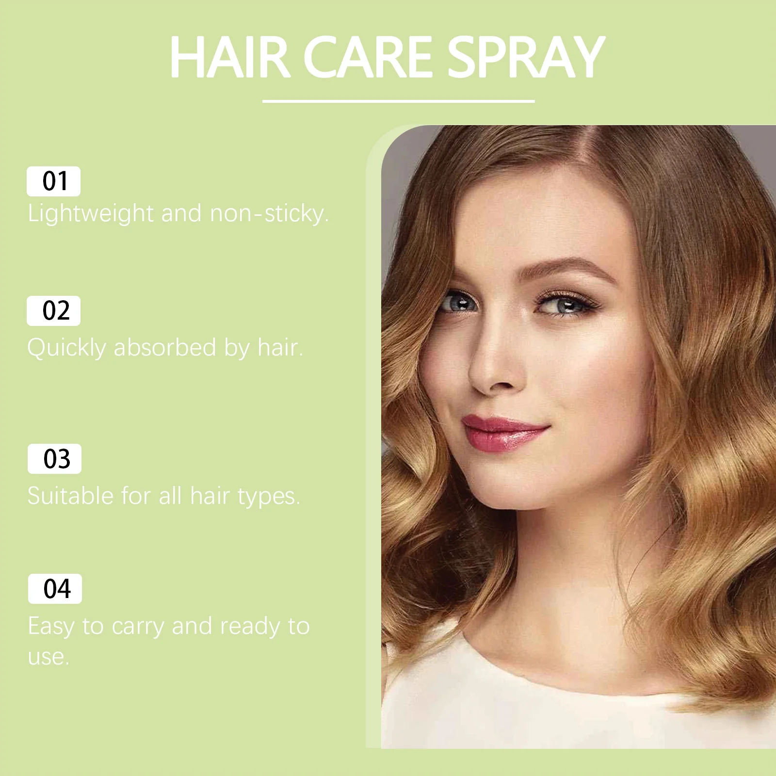Plant Keratin Hair Care Spray Deep Moisturizing Improve Damaged Hair Quality Relieve Dryness Gloss Nourishing Hair Essence Spray