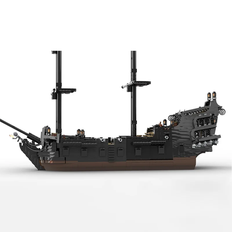 Blocos de construção MOC brinquedo modelo de navio grande - 2480 peças. Um conjunto de brinquedos de montagem desafiante como presente festivo adequado para todos.