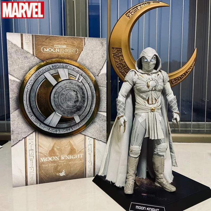 Original Hottoys Tms075 Ht 1/6 Marvel Full Set Moon Knight Series Action Figure Collection Model Kids Birthday Gift Toys