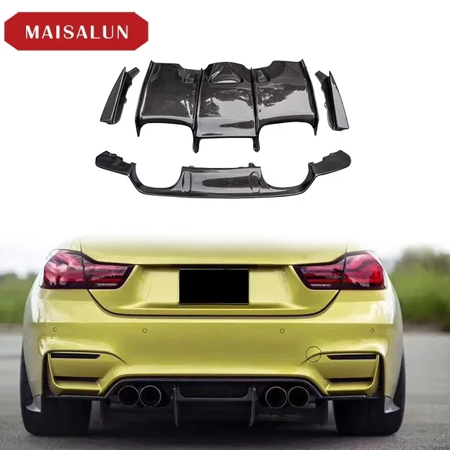 

Hot Selling Auto Accessories Carbon Fiber Rear Bumper Diffuser Lip for BMW F80 F82 M3 M4 2014+ PSM Style