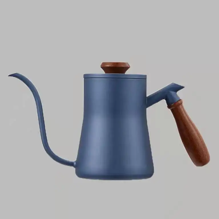 

Hot Sale 550ml Stainless Steel Pour over Gooseneck Tea Kettle Coffee Pot with Lid and Thermometer Hand Drip Pot