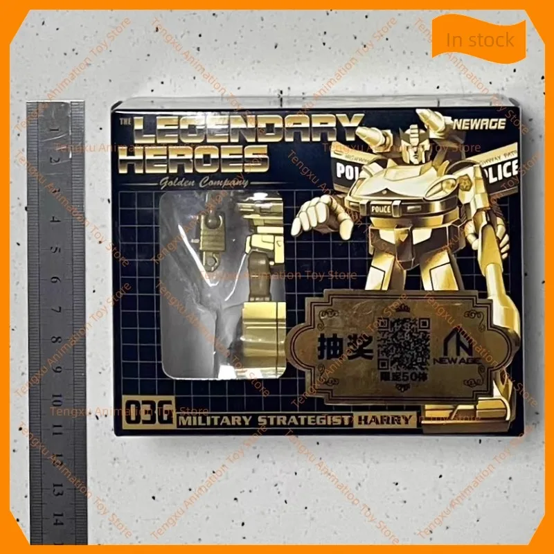

NEWAGE Guochuang Mecha Small Proportion Transformed toys Toy NA H3G Golden Police Car