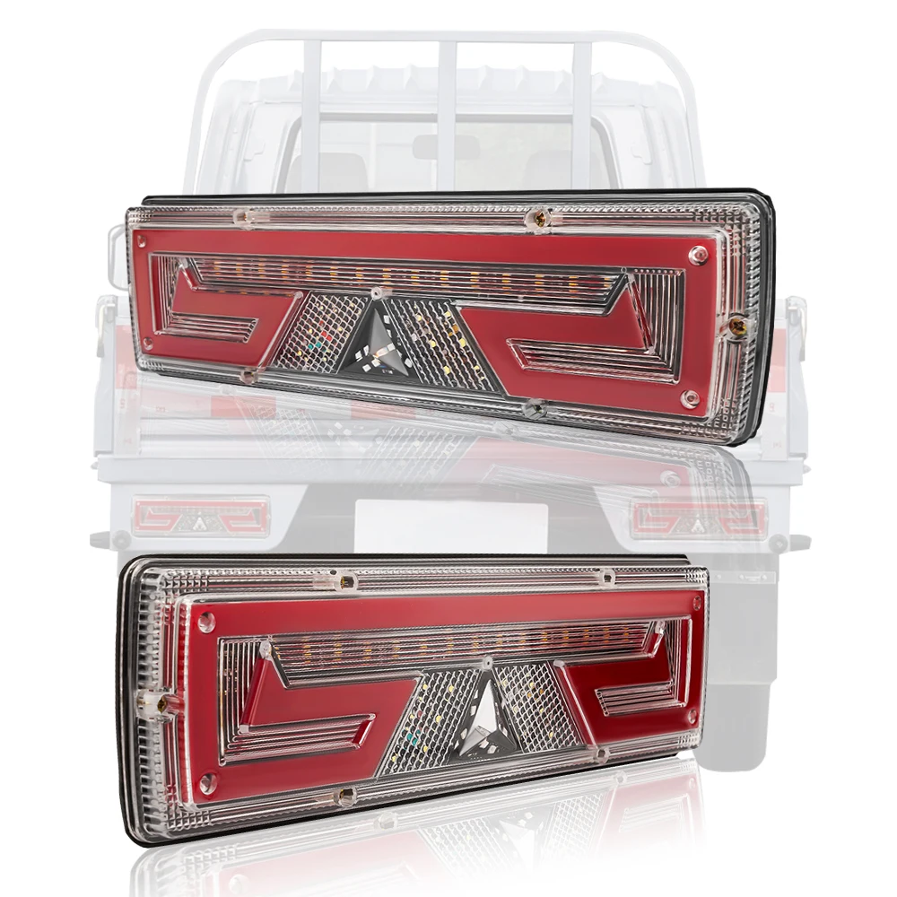 

New Dynamic LED Truck Tail Light Turn Signal Rear Brake Lights Reverse Signal Lamp 12/24V Trailer Lorry Bus Caravan Camper Lamp