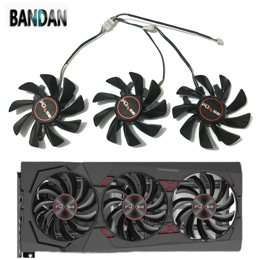 Nuevo ventilador de refrigeración GPU RX 5700 XT de 85MM para Sapphire Radeon RX 5600 XT RX 5700 XT PULSE PRO OC ventilador de tarjeta gráfica