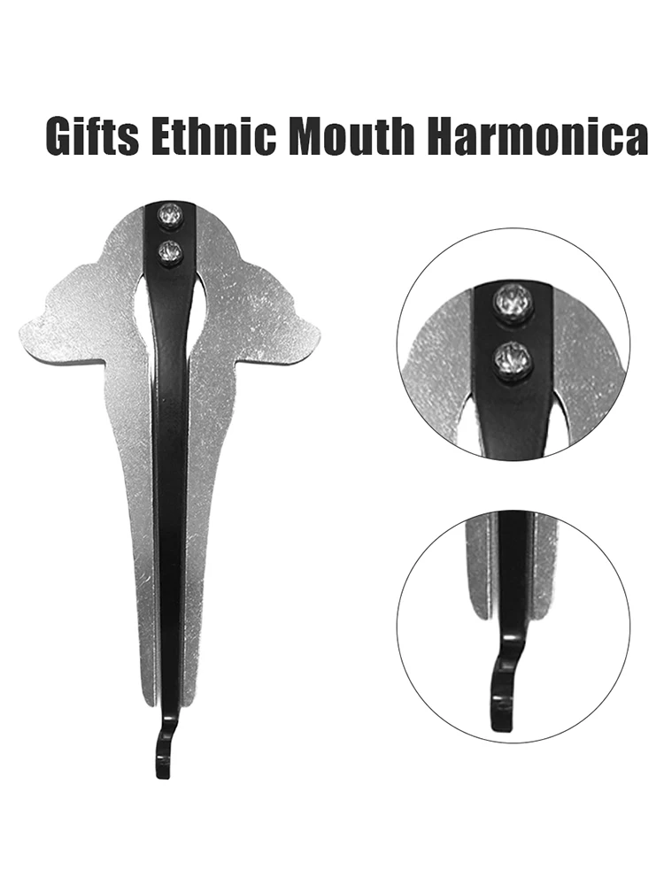 Arpa de mandíbula portátil, armónica Musical rusa cromada, hermoso sonido, armónica de boca étnica, regalo para principiantes musicales
