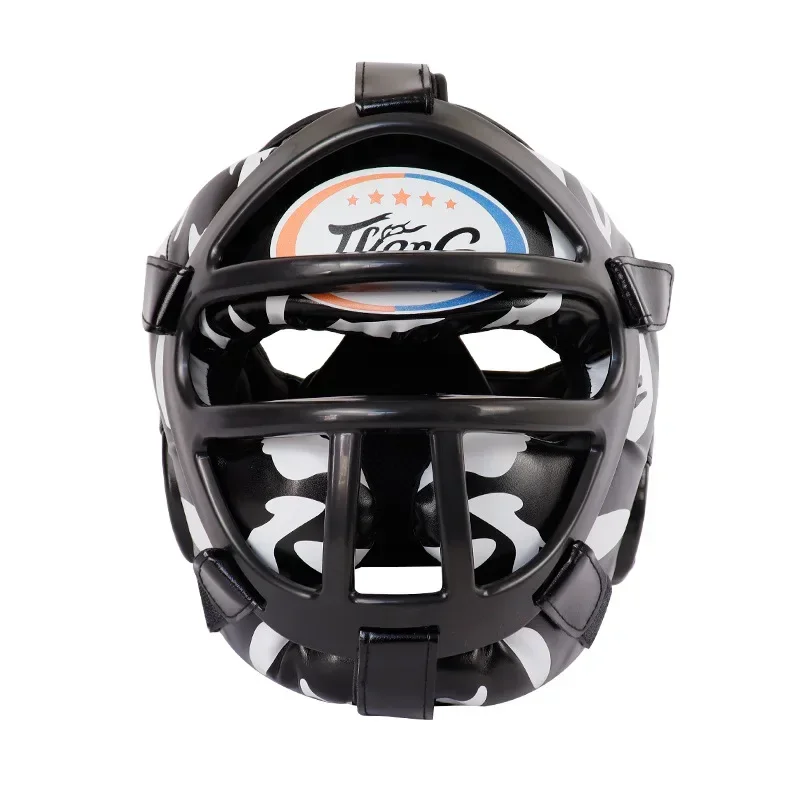 

Ударопрочный защитный шлем из искусственной кожи для детей и взрослых, идеально подходит для тренировок по боксу, тхэквондо и защитных принадлежностей