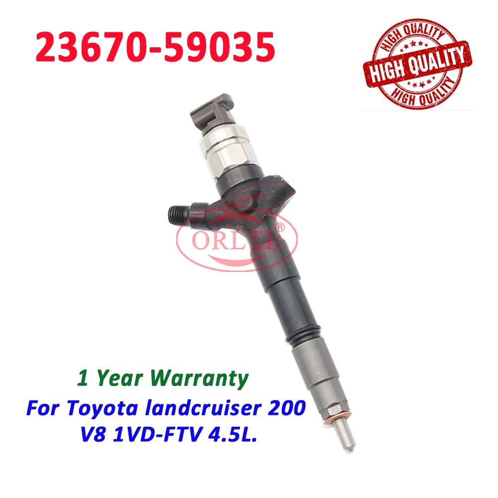 

ORLTL 23670-59035 NEW Fuel Auto Nozzle 095000-9780 Diesel Injector 2367059035 For Toyota landcruiser 0950009781 0950009780