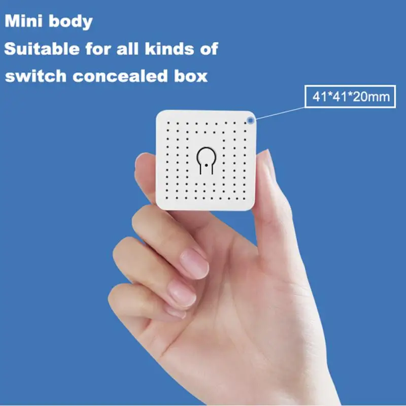 EWeLink Tuya 16A Mini Wifi Smart Switch 2 Way Module On Off Breaker Wireless Remote Voice Switches For Google Home Alexa Alice