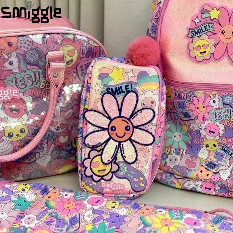 Genuine Australian Smiggle Schoolbag Children's Stationery Backpack Lunch Bag Pencil Case Wallet Water Cup Students Gifts