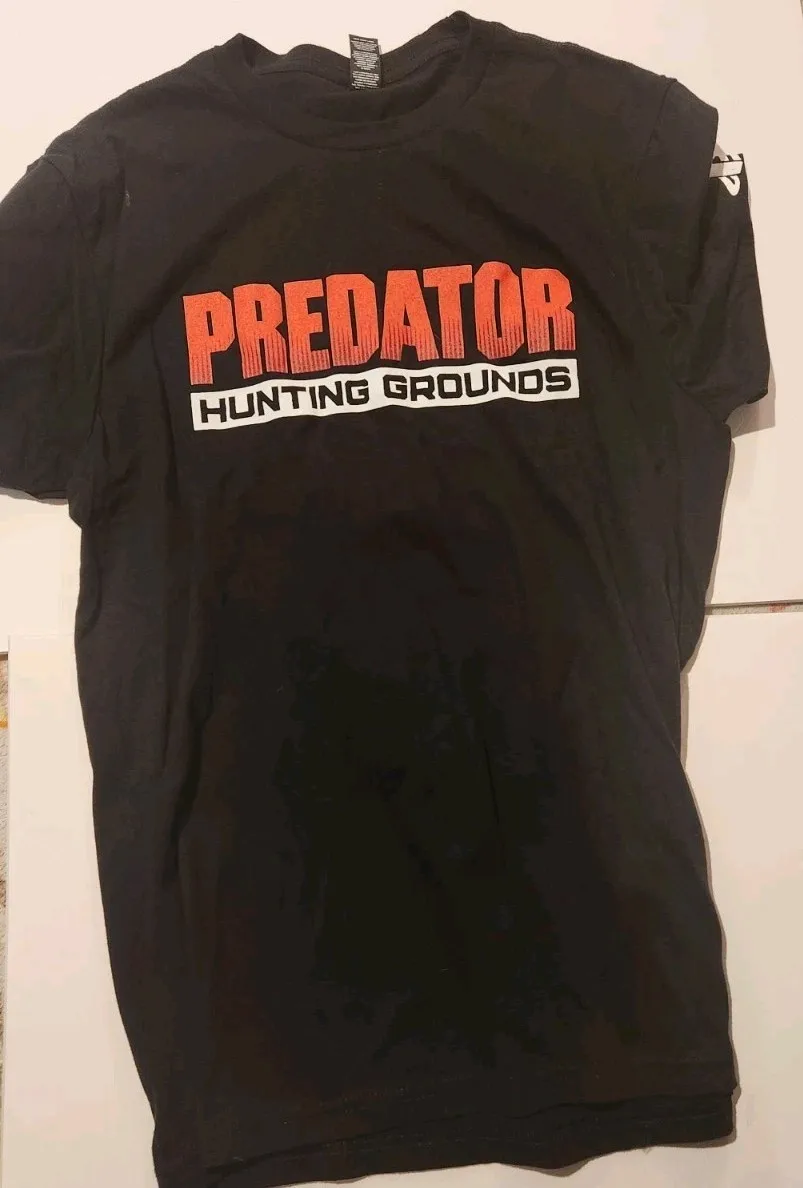 Predator Hunting Grounds T-Shirt Black Size S Small PAX E3 Promotional Promo