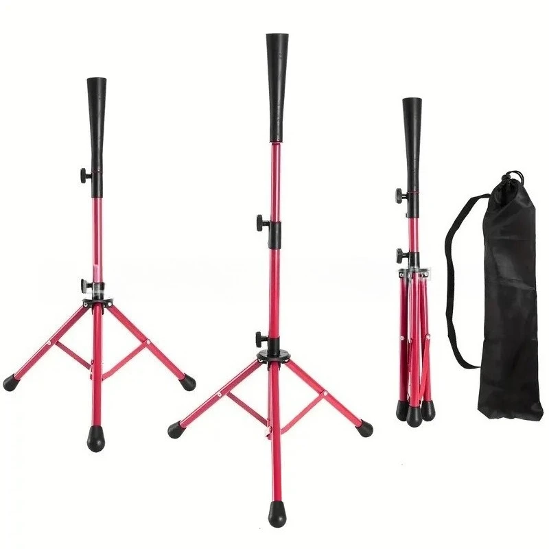 Baseball and Softball Hitter Base Baseball Practice T-Mount T-Rack Trainer Portable Tripod Hitting