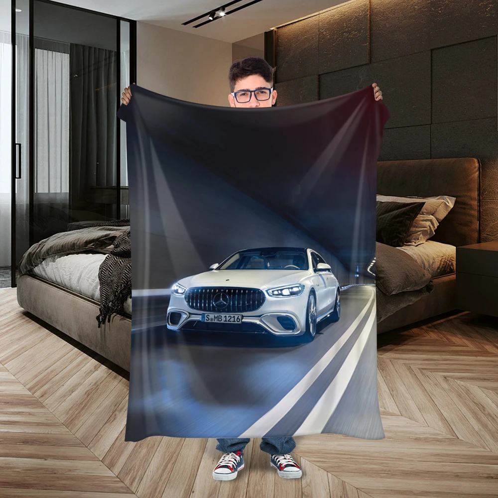 Customized pattern blankets for cars, children and adults, gifts, bedding, spring and autumn warm blankets, home decoration