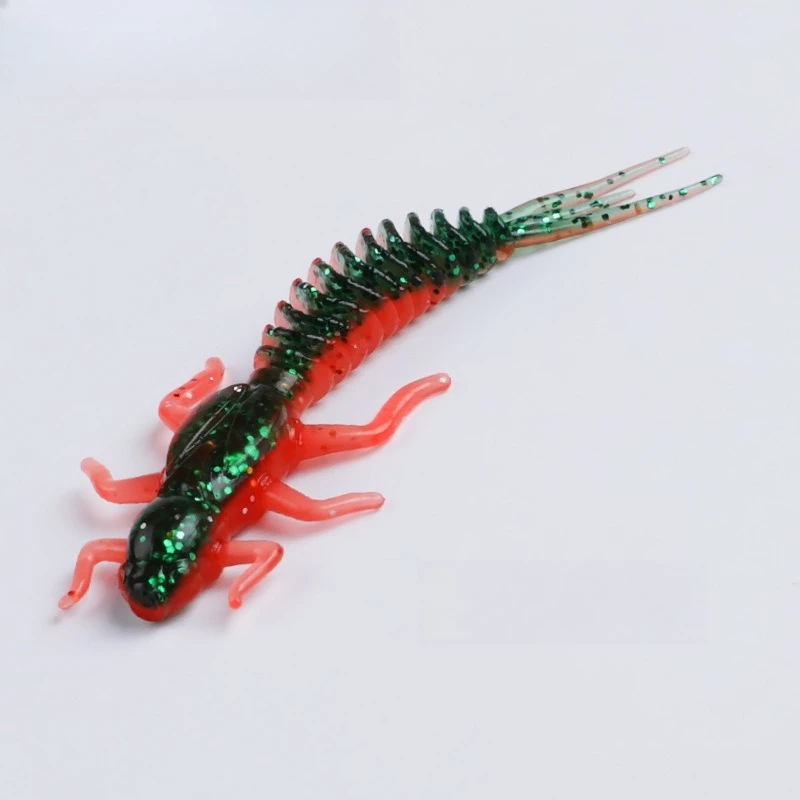 

100/75/50/pcs 4cm5cm6cm Soft Lures Plastic Lures Larva Floating Freshwater Swimbaits Silicone Soft Bait Worm for Fishing