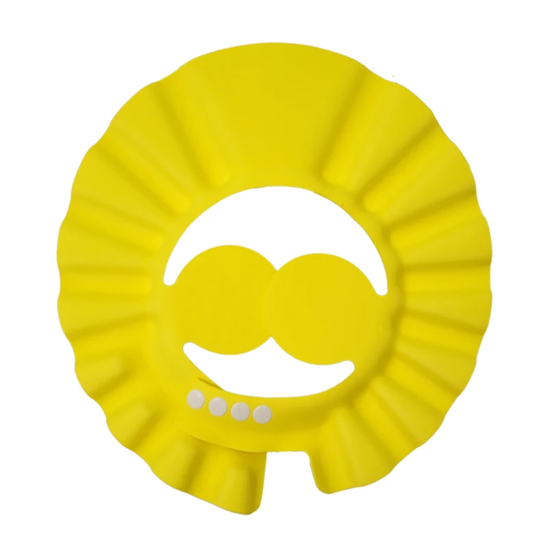 Waterproof Prevent Water Into Ear Adjustable Safe Baby Shower Cap Protect Soft Children Kid Shampoo Bath Wash Hair Shield Hat