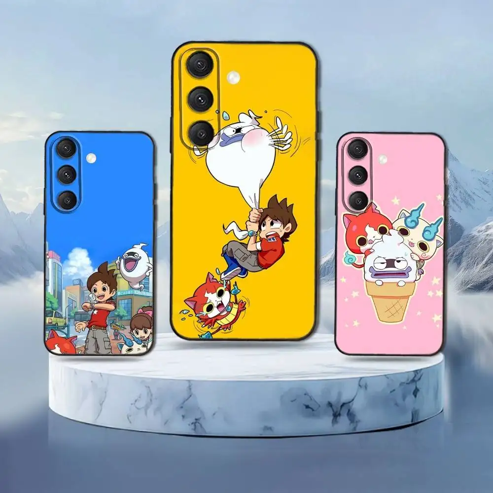 

Yo-kai Watch-es Phone Case For Samsung Galaxy S25,S24,S21,S22,S23,S30,Ultra,S20,Plus,Fe,Lite,Note,10,9,5G Black Cover