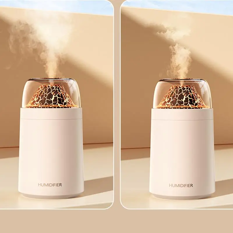 Air Humidifiers For Bedroom Silent Portable USB Air Purifier Aromatherapy Diffuser Personal Humidifier With Volcanic Atmosphere