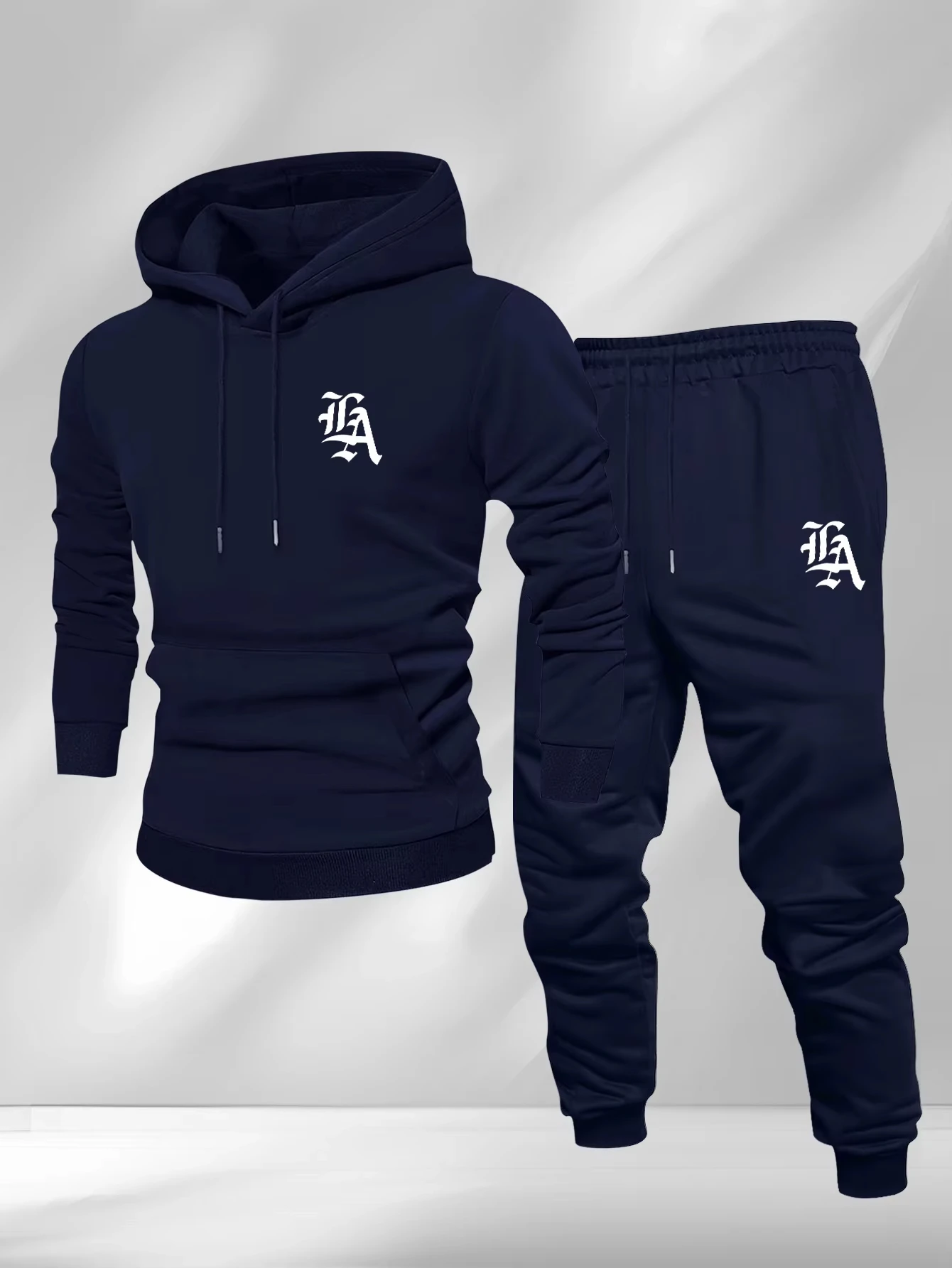 The 2026 Spring and Autumn Bestseller Men's hoodie set Soft skin-friendly casual and simple men's wear with letter prints view 5