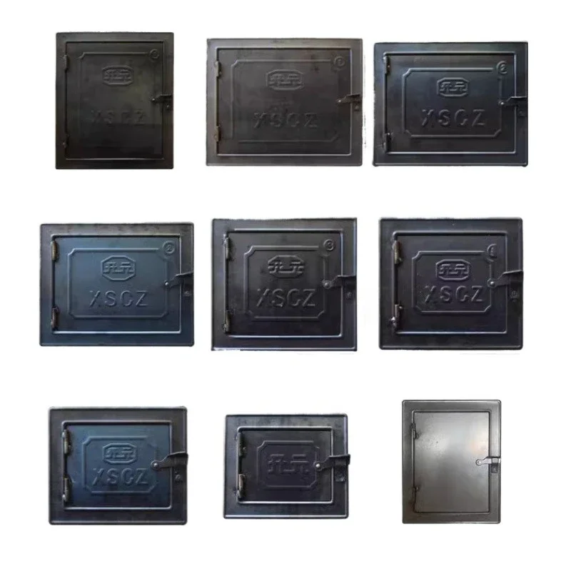 1PCS Chimney Access Door for Fireplace Firewood Ash Dump Wood Stove Door Replacement Vertical / Horizontal Furnace